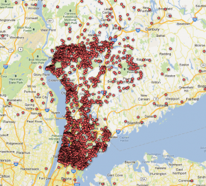 Gun Permits Map